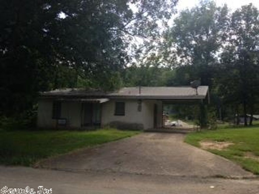 Nice lot across from Lake Catherine. Value is in the land only.