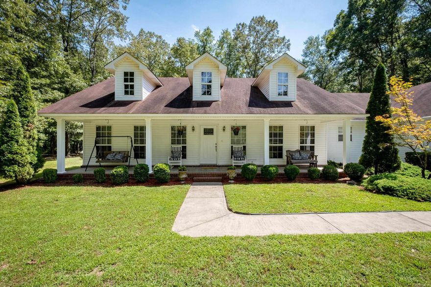 Peaceful, country living just 20 minutes from downtown LR!  This lovely, traditional one-level home rests on approximately 5 wooded, mostly flat acres.  The 3 living spaces are quaint and quiet.  The main living room boasts vaulted ceilings with a breakfast bar opening to a spacious kitchen with updated Kenmore appliances.  Hallway leads to a generous primary suite with a sizeable walk-in closet.  2 more bedrooms opposite with a shared full-size hall bath.  Spacious laundry/pantry.  Sunporch added, along with a garage that was made into an oversize game/family room for extra space!  20x40 storage/garage detached.  White Hall schools.  Fantastic opportunity for land and a move-in ready home in the beautiful Cherrywood Estates subdivision! AGENTS:  See showing remarks.