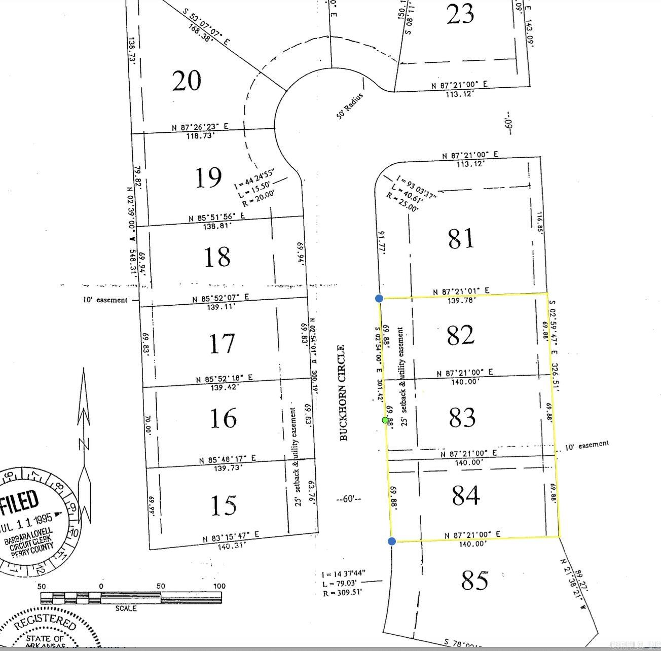 Lot 82, 83, 84 of Westgate Phase 2 Subdivision available for sale. Lots adjoin. These could be developed individually or left together. Site built homes only. Utilities available at road. First Electric Coop area electricity provider. Perryville city water and sewer. Fiber internet available.