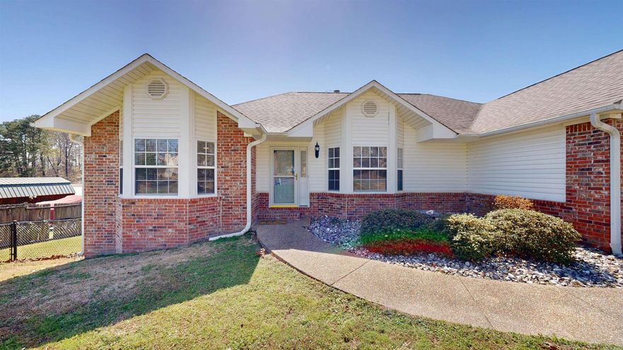 This beautiful Lake home with 3 bedrooms,2.5 bath offers lake front and the convenience of living on one floor. It includes a covered deck that overlooks Lake Hamilton together with a dock that includes a boat lift to make owning a boat very convenient during the cooler months. Then there is the large master suite with office area and the master Bathroom with jacuzzi tub and shower. Two car garage and a cover carport and storage shed make this the perfect lake home. This is a fabulous home for lake dwellers.