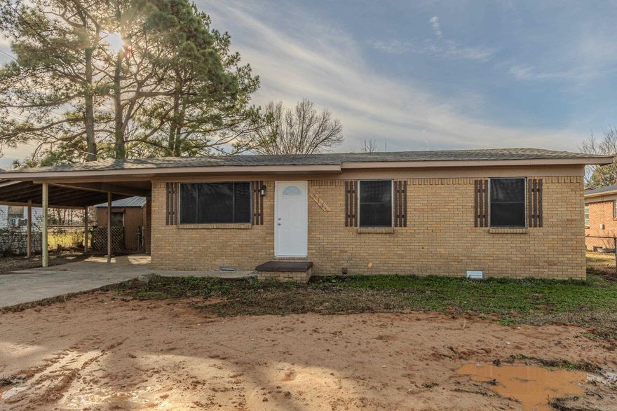 3/1 1011sqft brick home on crawls space. Two car carport with extra storage.  70x90 lot with fenced yard, new shingles, HVAC, electrical and refreshed cosmetics.  Dead end street with no neighbors to the north. Seller will pay closing cost up to $5000 if looking for ownership less than rent call your favorite agent today! Flood insurance required, but homestead credit negates expense and there is nothing wrong with extra insurance so you can relax and enjoy your investment.