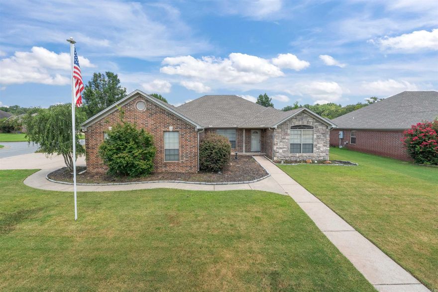 Welcome to 2 Turtle Creek Ct, a beautiful 2,488 sq. ft. brick home in the highly desirable Turtle Creek Subdivision—offering peaceful living outside city limits while still just minutes from Sherwood’s shopping, dining, and schools!  This charming home features a spacious main-level layout with all primary living areas on the first floor, plus a bonus room upstairs that’s perfect for a game room, home office, or hobby room. sellers are including a $5,000 flooring allowance so you can customize it to your taste.  The property sits on a large corner lot with a fully fenced backyard and a storage building providing extra privacy and space for hobbies, gardening, or entertaining. Great home in a GREAT Neighborhood!  Call today to schedule your personal tour!