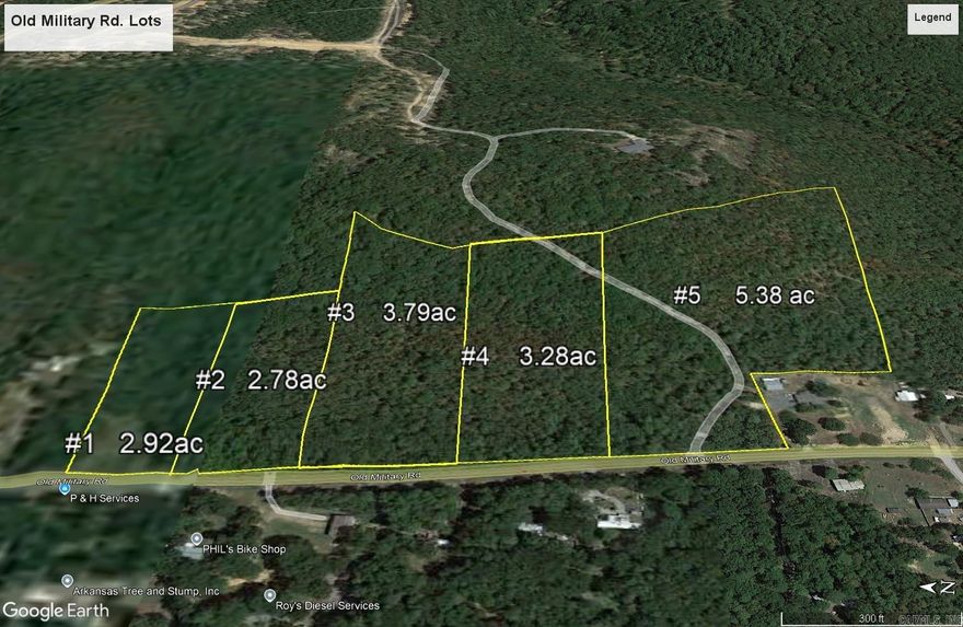 Residential lot on 5.38 acres. Not in city limits.  Property will need well and septic.  Will be on Entergy. Mobiles not allowed.