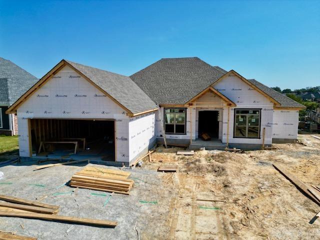 WOW! Come check out this beautiful new construction water front home in Jacksonville! This home features 4 bedrooms, 2.5 bathrooms and a formal dining room. Once you enter through the doors you step into the tall ceiling foyer with bedrooms/office to the right and dining room to the left. Right side of the home consists of 3 bedrooms and a hallway full bath with double vanities. Large open living room that opens up into the kitchen with a breakfast nook next to it. Separate dining room off the living room as well. Good size primary bedroom that connects into the en-suite which consists of dual vanities, walk in shower, soaking tub and a huge walk in closet! En-suite connects to the laundry room which flows into the back hallway by the garage and the half bath. Views of the lake from all the rooms on the back side of the home! Schedule your showing today!! Estimated completion date Mid-January