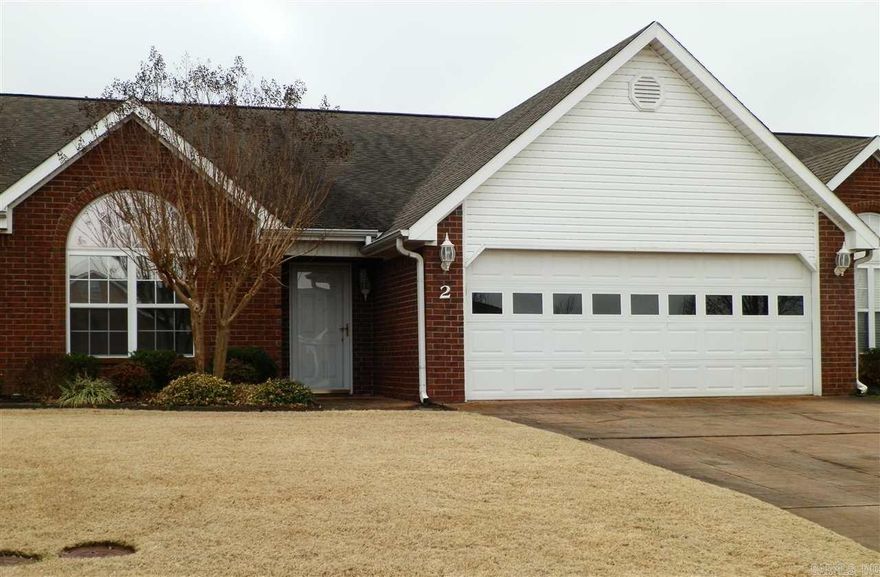 There is so much to love in this well maintained condo. You won't believe how spacious it feels. The living room has a gas log fireplace with built ins on both sides. Enjoy summers in the airy sun room. Master bedroom has tray ceiling. Master bath sports Jacuzzi tub and glass shower. Kitchen has self-cleaning range, refrigerator, microwave and dishwasher. Lawn care is included in association fees so no more mowing! More time to RELAX!!!!!!  Wired security system. One year lease preferred. No pets allowed.