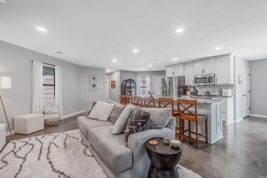 Is your family in the market for a home that's charming, unique, completed updated, open concept, walk in shower, pantry and with very little yard maintenance? This is the perfect home for you. This beautiful updated 3 bed / 2 bath home provides you the perfect space to start your family or down-size. With an oversize island that allows your family and friends to gather around for a night of cards or board games. There is a detached garage in the rear of home. Lets get you pre-approved to call this place home. RD Eligible Financing (Zero  Down)! HUGE Backyard thats great for entertainment or you can build a shop!!!