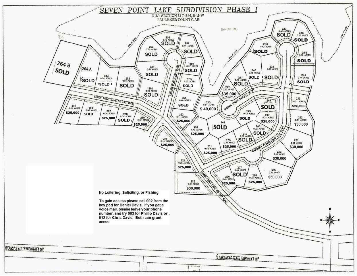 Seven Pointe Lake - Land