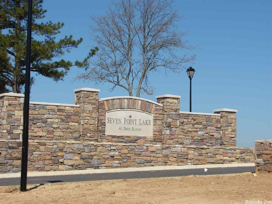 Nice Building Lot in a gated community.  Has all underground utilities.  Minimum of 1800 sq. ft. heated area home required.  Access to Seven Point Lake stocked fishing lake and recreation areas for POA members.  Ask for a Multi Lot discount for buyers and Builders