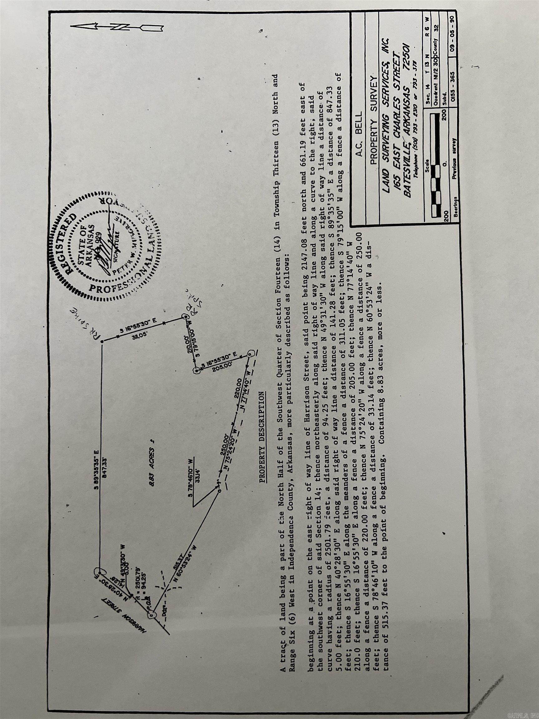 Metes & Bounds - Commercial Sale