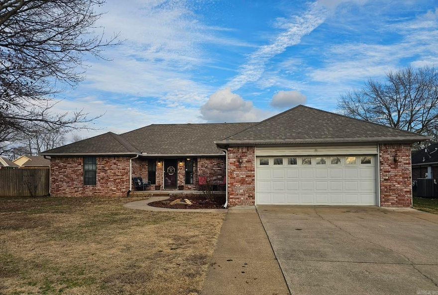 Charming and well-maintained 3-bedroom, 2-bath home offering 1,834 square feet of comfortable living space. Built in 1996, this home features numerous updates, including paint , a new HVAC condenser (2023), dishwasher (2024), microwave (2022), oven (2018), food disposal 2025 and roof (2015), providing peace of mind for years to come.  The spacious kitchen offers a double oven and lots of cabinetry (there is an abundance of cabinets throughout the home), making storage and organization easy. The primary suite features a double vanity and a generously sized walk-in closet. Unique Dutch doors add character to the second and third bedrooms and both bedrooms have built in desks and book shelves. We haven’t forgotten about the furry friends in your life,  a convenient pet door to the back yard makes this home pet-friendly.  Step outside to enjoy the covered patio overlooking a nicely sized backyard complete with a dedicated garden area—perfect for relaxing, entertaining, or enjoying outdoor hobbies. Additional features include a 2-car garage and thoughtful touches throughout.  This beautiful home combines comfort & character, ready for its next owner to move in and enjoy!