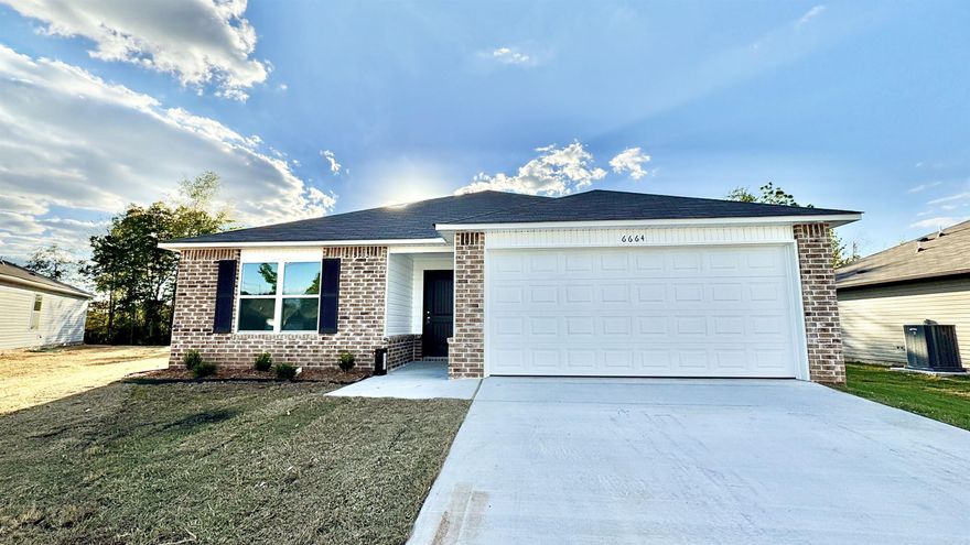 The Foster II plan is a charming and inviting home design that exudes curb appeal with its front porch and well-maintained front yard landscaping, creating an inviting atmosphere right from the curb. This open-concept home provides a spacious living experience with 3 bedrooms and 2 bathrooms, ensuring ample room for comfort and privacy. The kitchen is a standout feature of the home, boasting a complete set of energy-efficient appliances that cater to modern needs and preferences. Whether you're cooking daily meals or hosting gatherings, the Foster II plan offers functionality and style. Explore more about this delightful home today to see how it can meet your lifestyle preferences and needs!   **SEE SHOWING REMARKS & AGENT REMARKS FOR IMPORTANT INFORMATION**