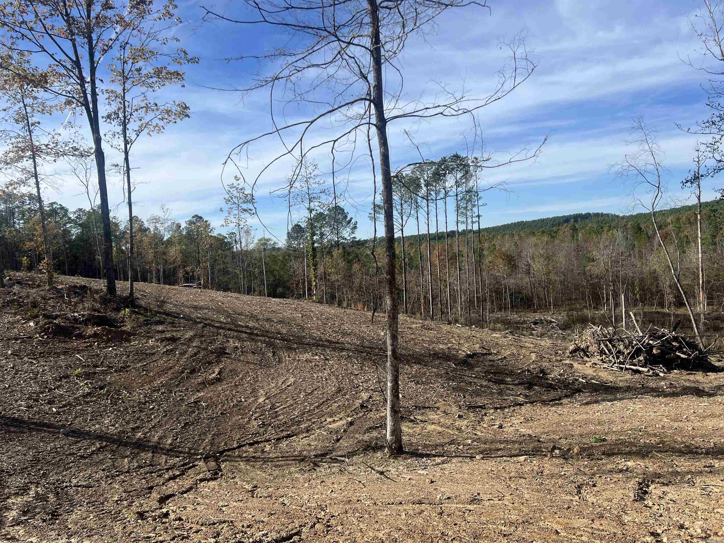 Beautiful Homesite Available! Partially cleared, ridge top views, Hwy 84 road frontage with utilities at the road. Lenox Marcus Recreation Area on Lake Degray is only a few miles away. Deed Restriction apply. Tract A