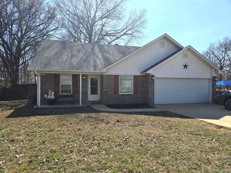 Welcome to 815 Canal Ave E in Wynne — a charming single-story home offering approximately 1,200 sq. ft. of thoughtfully designed living space. The spacious kitchen features warm wood cabinetry, stainless steel appliances, and ample counter space, flowing seamlessly into the adjoining dining area for easy everyday living and entertaining.  The comfortable living room includes recessed lighting and a ceiling fan, creating a welcoming atmosphere. This home offers three bedrooms, including a generous 190 sq. ft. primary suite, along with two well-appointed bathrooms featuring stylish finishes and functional design.  With modern fixtures, ample storage, and a convenient single-level layout, this property provides both comfort and accessibility. Ideally located, 815 Canal Ave E is ready to welcome you home.