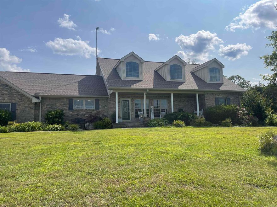 This beautiful home is nestled on a spacious 80 farm.  Well maintained and upscale finishes are seen throughout.  A landscapers dream yard.  The house has a Generac generator as a back up.  The pool for cooling off and a hot tub for the winter nights.