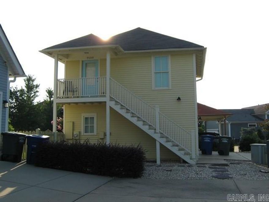 Enjoy walk-ability of The Village at Hendrix. Walk to Hendrix, sporting events, walking trails, restaurants and shopping. This all electric apartment features 1 bedroom and 1 bathroom, dishwasher, microwave, stove/oven, washer/dryer and hardwood floors except the bathroom which has tile. Also you get to use half of the 2 car garage! Call 501-733-5974 today and schedule your private showing.