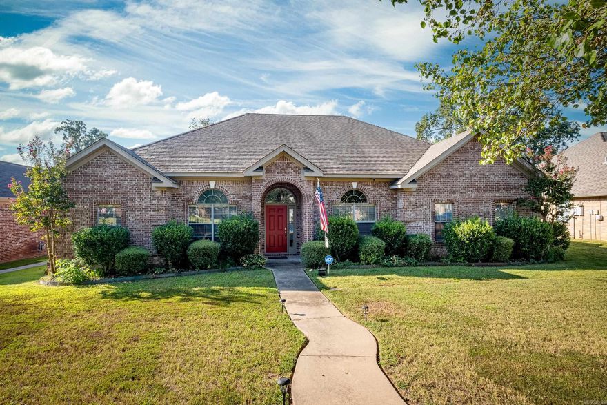 Wonderful home in the CC of AR situated on a level lot. Walk in to this lovely home that has arched doorways to each room as well as a double trey ceiling in the living room. Formal dining room, living room and kitchen are large and full of light! Large primary bedroom with a trey ceiling as well as two closets. Cute little private patio out back.  Rear entry two car garage. This home is immaculate and move-in ready. Agents, please see remarks.