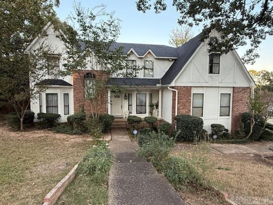 This unique opportunity is for investors or families seeking a spacious two-story home in the coveted St. Charles Subdivision.  This 5,003 sq. ft. property offers great potential, with five bedrooms and 3.5 bathrooms, making it ideal for your needs. The home's roof was replaced in 2018, and two out of three HVAC Units were replaced in 2024. Inside, you'll find a formal dining room and living room, along with an oversized great room featuring a double fireplace that adjoins the kitchen.  The roomy eat-in kitchen offers ample space for a dining table and features two bar areas, ideal for casual dining. The master suite is conveniently located downstairs and features an en-suite bath. Four additional bedrooms and two bathrooms are situated upstairs. A double-car garage and numerous closets provide storage options. The property is located on a large tree-shaded corner lot with mature shade trees offering natural beauty and privacy. This home is ready for your updates and personal touches. Please note that portions of the back deck require repair and are currently inaccessible. The house is being sold "As Is."   See Agents Remarks.