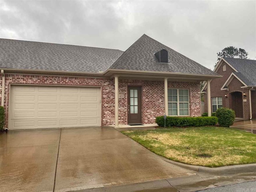 Private gated community with auto open gate via fob or keypad. Worry free brick and vinyl siding exterior, gutters. Sprinkler system, landscaping, roofs, streets, and gate covered by POA fee. Smart home features include keyless entry at garage and front door plus doorbell camera and thermostat. Covered front porch, covered rear patio, full privacy fence with side gate, flagstone rock extend patio area. 2 Car auto open garage with pull down attic access for storage.