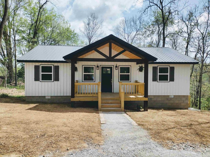 If you're searching for a well-built home with peace and privacy, this property is a must see! Situated on 3.97 acres M/L it offers beautiful mountain views and serene, private setting. This home features all- new appliances, including refrigerator, electric range, dishwasher, washer and dryer, making it move in ready.  Also has solid surface counter tops and custom build cabinets. Step out onto the spacious back deck and enjoy the stunning views and quiet surroundings, perfect for relaxing or entertaining. Additional highlights include a convenient circle drive and quality construction throughout. this property combines comfort functionality, and natural beauty ideal for those want a private home or getaway