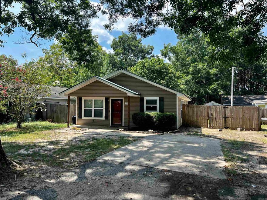 3-bedroom 2 bath home fully fenced, large storage building in back. fresh paint throughout.