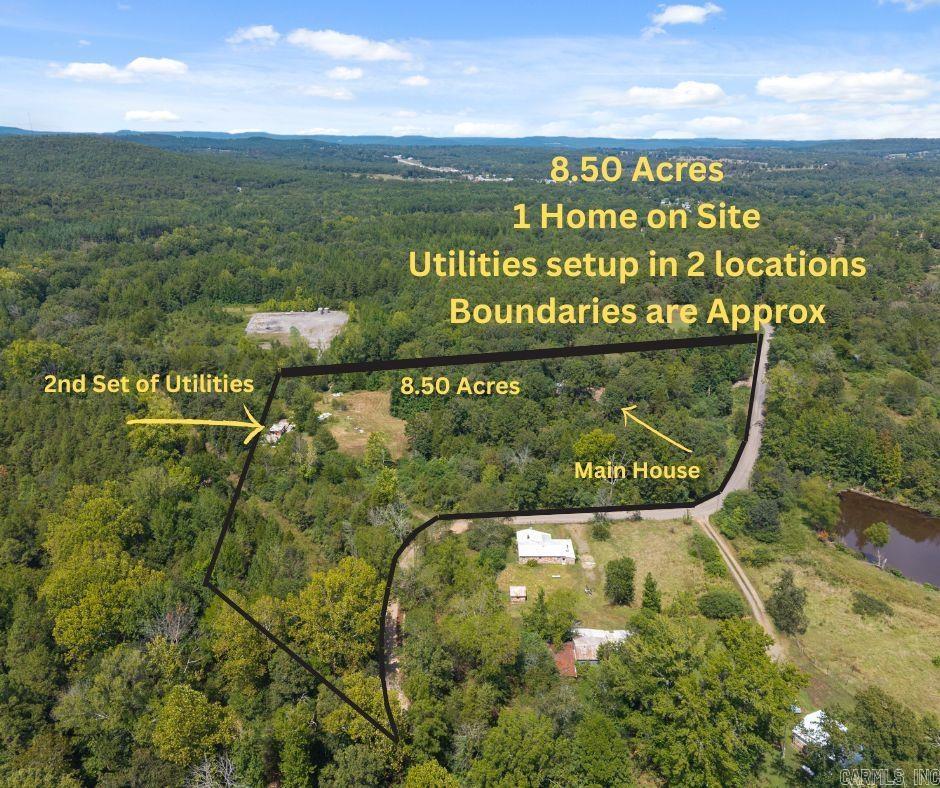Unlock the potential of this 8.50 acre property offering endless opportunities for the right buyer with creativity and vision! The current home is in need of renovation, making it a perfect canvas for remodelers or investors seeking their next project. The existing house has 2 bedrooms and 1 recently remodeled bathroom. It also includes a 2nd homesite away from the main house with utilities already in placeāan ideal spot to build your dream home while keeping the original as a guesthouse or rental. With acreage to spread out, the land provides room for gardening, animals, recreational use, or simply enjoying peace and privacy. This property is close to Choctaw and Greer's Ferry Lake and would make a great Weekend getaway. Whether youāre ready to roll up your sleeves for a rewarding rehab or prefer to design and build new, this property offers flexibility, space, and investment potential. No restrictions on this property so Bring your creativityāthe possibilities are truly endless! Seller has never occupied the property- No property disclosure will be provided. No mineral rights convey.