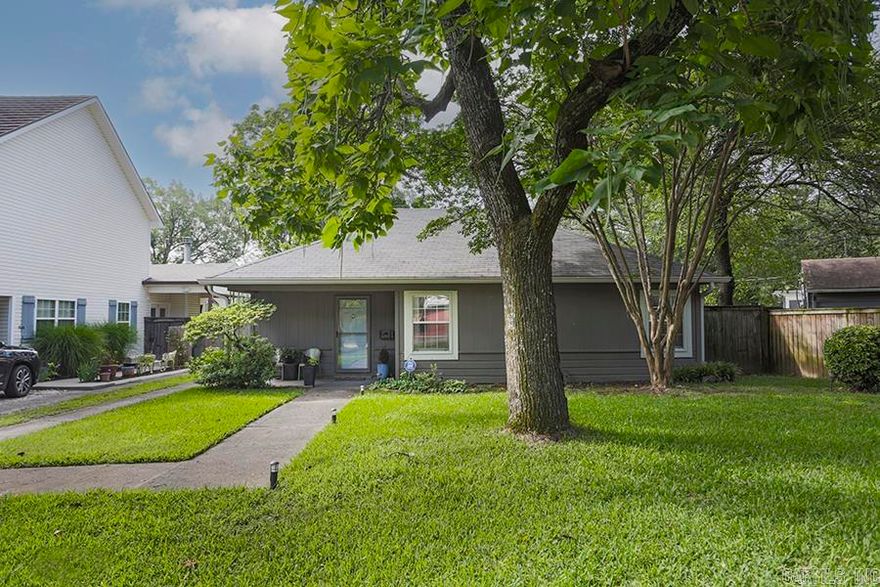 Great location in the Riverdale District!!!  Beautifully updated home featuring a modern kitchen with stunning slab granite countertops, gorgeous tile backsplash and painted wood cabinetry.  Stainless steel appliances include a gas range and refrigerator (conveys). The stylish remodeled bathroom offers a large walk-in shower, updated lighting, new paint and recently replaced carpet in bedrooms.  Pretty backyard with covered patio!   Major improvements include Roof 2023, gutters 2023, AC 2020, storm windows 2021, Water Heater 2020 (washer and dryer convey)!!!   Walk to all your favorite Riverdale restaurants, Allsopp Park and the Arkansas River Trail!