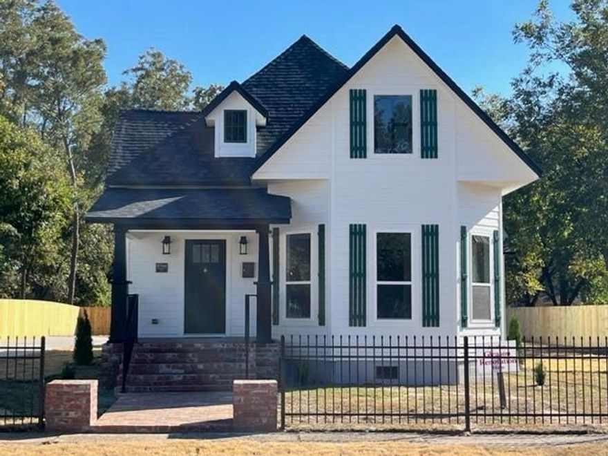 Another amazing Gleason Renovation home that has been completely restored. Custom throughout this home features living, kitchen, dining (that can be 4th bedroom), nice laundry and a wonderful main bedroom on second floor. 4 bedrooms, 3 1/2 baths. Double carport with large storage. Large beautiful, landscaped yard in the heart of downtown Dardanelle.