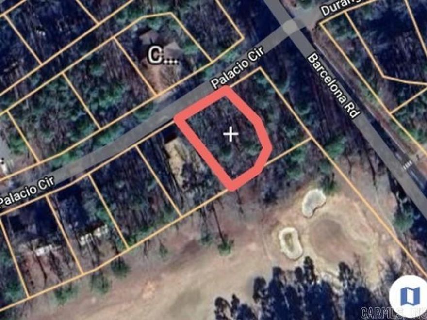 Nice lot on DeSoto golf course #16 green.  Lot 001 Block 01 Valle Subdivision, Garland County, Hot Springs Village AR  $250 Buy-In fee for HSV POA for first time buyers