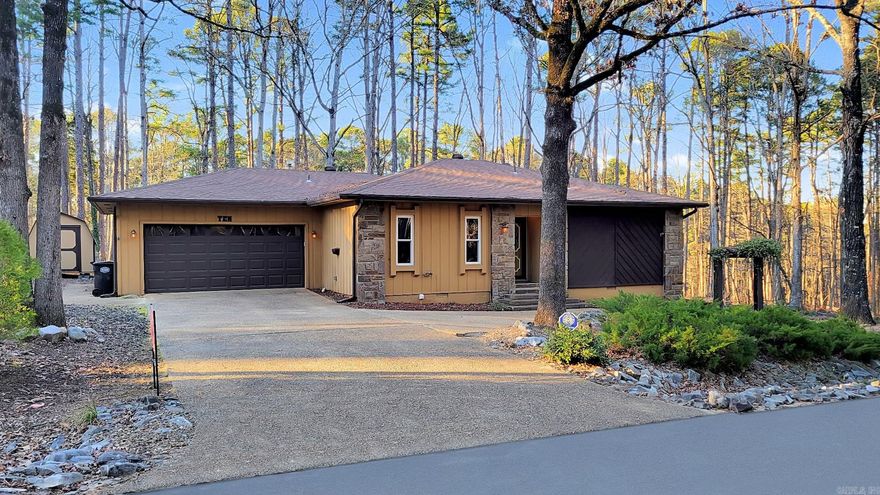 Conveniently located right inside the West Gate of the Hot Springs Village, this meticulously cared for home offers access to all of the Village amenities with the ease to come and go as you please! 2 bed, 2 bath, 1612 Sq ft. with a 2 car garage. Boasting a wood burning fireplace within a relaxing sun room (Arkansas Room), a new water heater, new fence, storage shed, and BRAND NEW Window World windows installed throughout! Seller offering free 1 year home warranty to new buyer. Agents SEE REMARKS!