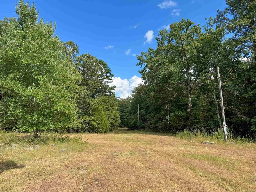 8.95 acres in an excellent location, just off Cadron Creek Road in the Quitman school district. This property already has public water (Community Water) and electricity (Petit Jean Electric) run to a spot cleared for a home. Not in a subdivision and no restrictions. Landrum road is a dead end, so there isn't any thru traffic. The land is nice and level, with little underbrush and a variety of trees and wildlife. A wet-weather creek passes through the property near the south line. There are towering white oaks, with red and black oaks scattered throughout. You can also spot lots of hickories, muscadine vines, black tupelos, red mulberries, and winged elms. Plenty of birds and wildlife. There is also an old water well, but the current condition is unknown.