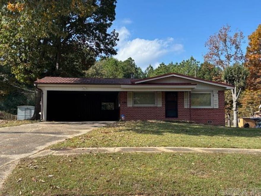 Three bedroom, 1.5 baths, double carport, back yard fenced.
