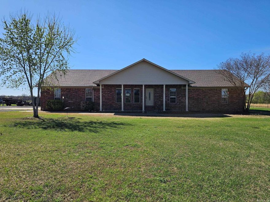 Welcome to 791 Hwy 64 W in Beebe! Situated on approximately 2.27 acres, this 3-bedroom, 2-bath home offers 2,245 sq ft of living space with a great combination of recent updates and functional features.  Recent improvements include a roof approximately 6 months old, crawl space encapsulation completed about 3 years ago, and attic insulation installed about 2 years ago for improved efficiency. Within the last 4 years, the flooring, interior walls, trim, and doors have all been updated, giving the home a refreshed feel throughout.  Outdoor living has been enhanced with a newly added patio roof, along with water access and an RV plug at the patio area for added convenience.  The oversized two-car garage includes a 100-amp sub panel and a 50-amp welder receptacle, making it ideal for workshop use or hobbyists.  Conveniently located with quick access to Hwy 64 and nearby Interstate 57, and just minutes from local amenities and Beebe City Park. With over two acres and numerous updates already completed, this property offers space, functionality, and a great location.