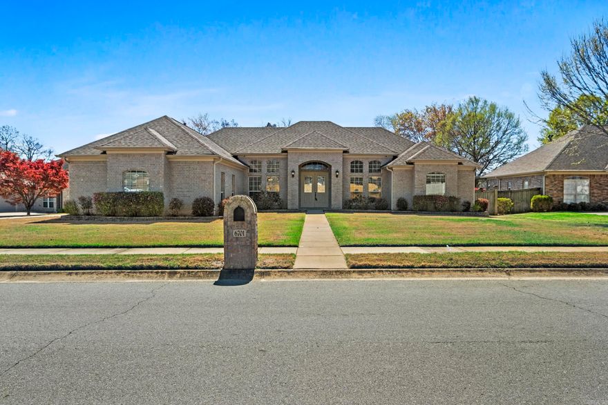 You must see this beautiful home in Austin Lakes on the Bay in Sherwood, Ar. Perfectly situated on the lake, this one-level, move-in ready home offers 4 bedrooms and 2.5 baths. with the fourth bedroom ideal for a home office. The Open floor plan features a spacious kitchen and Hearth room both overlooking the water while the Den/family room also showcases stunning lake views-perfect for relaxing or entertaining. Step outside to enjoy the scored concrete patio, a large backyard, and your own private dock on the lake. Additional highlights include a side-loading garage and updates throughout. The kitchen is equipped with new appliances. A tankless water heater was added for efficiency. Bathrooms have been beautifully updated featuring a walk-in-tiled shower in the primary bath. With Wood flooring and tile throughout (no carpet) this home combines style, comfort, and low maintenance. See Agent Remarks