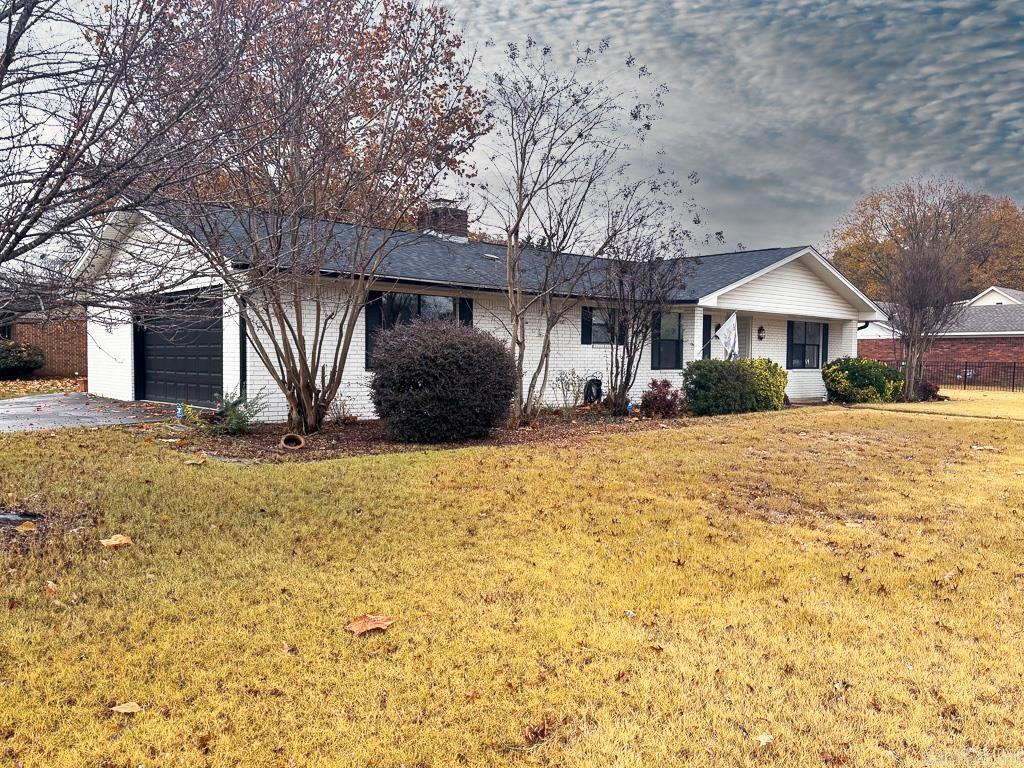 This charming 3-bedroom, 2-bath home, built in 1982, offers modern updates and plenty of space to enjoy. With 1868 square feet of living space, the home sits on a generous .299-acre lot featuring mature trees and beautiful landscaping. Inside, you’ll find luxurious granite countertops in the kitchen and a cozy gas fireplace in the living room. The home also boasts a fully screened-in back patio, perfect for relaxing or entertaining. All appliances convey, making it move-in ready. The large backyard provides ample space for outdoor activities, while the storage shed offers extra room for tools or toys. The new roof, installed in 2024, ensures peace of mind for years to come.