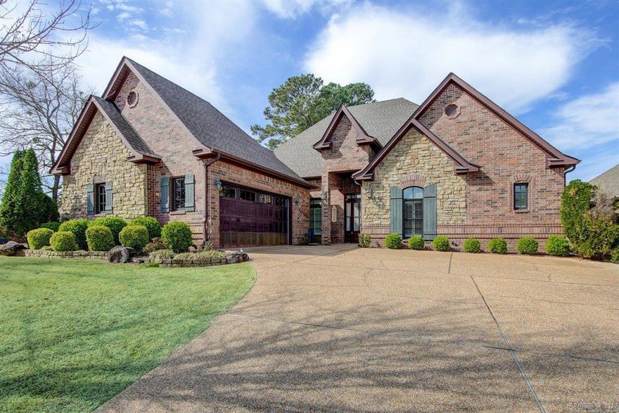 A Beautiful Home and it Sits on One of The BEST Lots in Arlington Park! The Home has 4BR/3 Bath and is Move In Ready!  All Bedrooms are Huge with Huge Walk In Closets. The Floor Plan is GREAT.  It is Split Bedroom with 2BR divided by a Jack n Jill Bath and Other Side of House is, a Fabulous Primary Suite and 4th BR or Office with 3rd Bath.  Incredible Finishes Include Volume Ceilings, Loaded with Trim and Moldings, Hardwood, and Plantation Shutters.  Outside are Sprinkler System,  Golf Cart Garage on Rear of House, Lovely Landscaping and Covered Back Porch! All on One Level with NO Steps. Roof 1 Year Old.  Gated Subdivision.