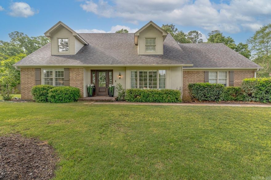 Welcome to Market 2506 Nix Lake Dr within the Jonesboro School District. Situated on a .76 +/- acre corner lot sprinkled w/ shade trees is a traditional style home extensively renovated in 2017. The exterior is wrapped in brick & wood, topped w/ architectural shingles, and accented by shutters, gutters, landscaping, wood & iron fencing, 2 car garage, 312 sf h&c sunroom, and shed. The interior features 3,277 sf of well laid out living space w/ an open concept living/kitchen area and formal dining room. The kitchen offers stainless steel appliances, granite countertops, and island w/ bar seating. The Master includes a walk-in closet and en-suite w/ walk-in shower and cast iron soaker tub. A full guest bath w/ walk-in shower and laundry/mudroom complete the main level. Upstairs are 2 generous bedrooms, a 3rd room that could serve as a bedroom or 2nd living area, and a bathroom w/ shower/tub combo. You’ll love the quartz countertops in the bathrooms, plantation shutters, and crown molding. 2017 improvements include roof, 50G water heater, HVAC (1 unit replaced 2024), flooring, fencing, en-suite & driveway addition, zoysia sod, and more. Call today to tour and make this house your home.