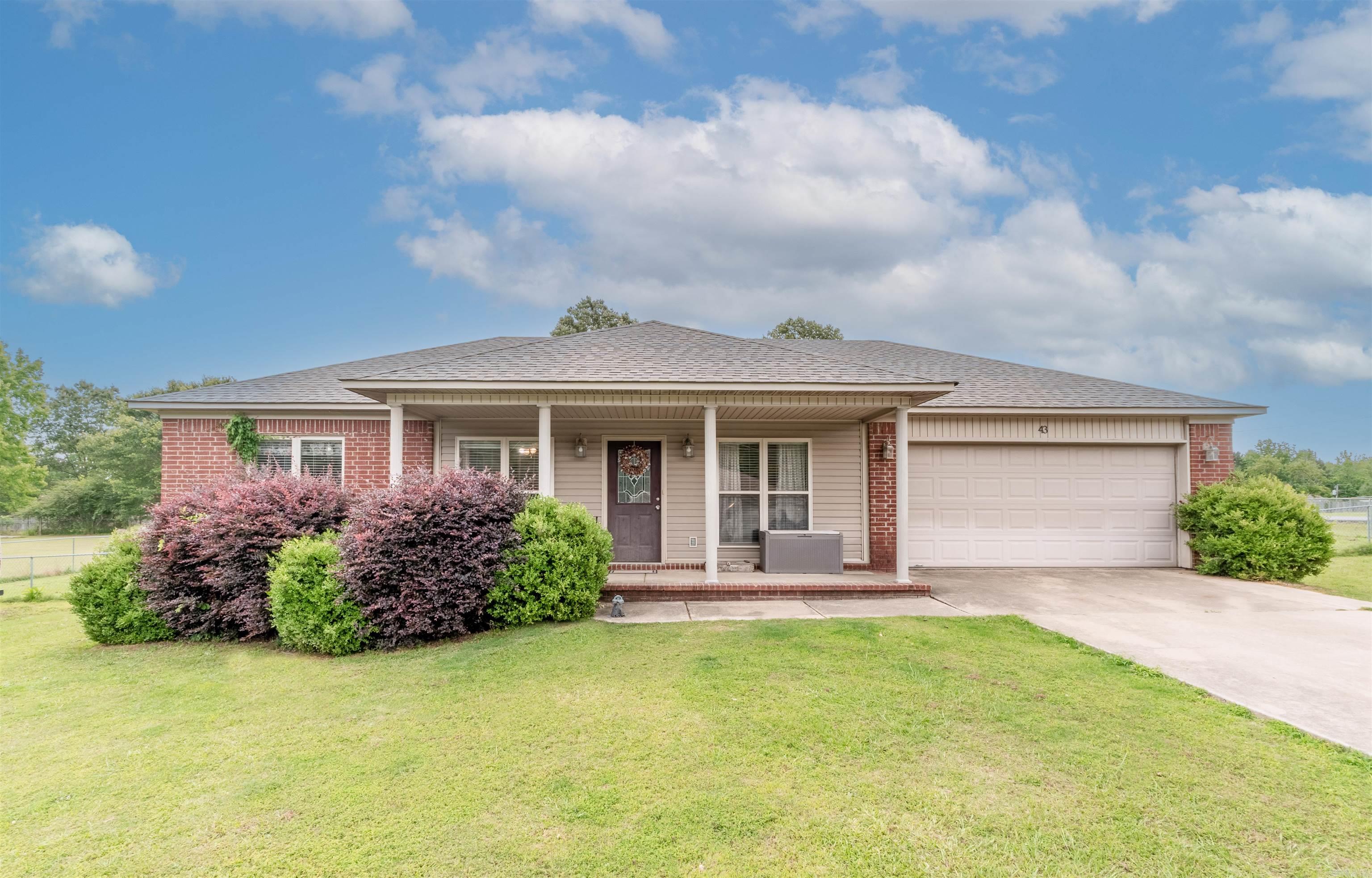 Pretty, well maintained home with 3 bedrooms, 2 baths, an office/nursery, fenced yard sitting on almost an acre in Cabot School District! Spacious living room with an open concept look, kitchen has lots of cabinets and a pantry, plenty of dining space. There's also a bonus/flex room that can be used as a nursery, office or play room. Large master bedroom with walk in closet, other 2 bedrooms are spacious. Outside you'll enjoy the covered deck overlooking the fenced back yard. Storage building conveys. Parking spot for RV, too, or more parking for guests. Roof 2023, hvac 2020-2021. Qualifies for RD - zero down. Agents - see remarks regarding pets.