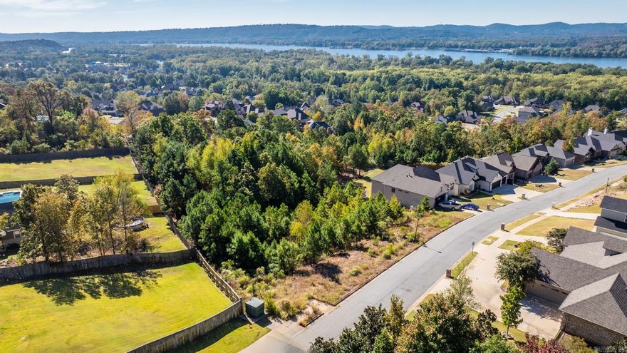 1/2 acre residential lot in established Maumelle neighborhood. Check out that VIEW! Call your builder and start building your dream home today. Next door lot also for sale. See remarks.