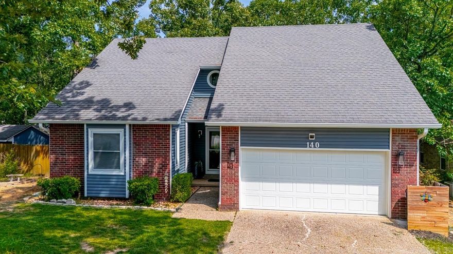 Welcome to this stunning two-story home in the heart of Maumelle, perfectly situated on a spacious level lot with a private pool, expansive patio, and two storage sheds—ideal for outdoor living and entertaining. The backyard is equipped with electrical plug-ins and ample seating space. Inside, enjoy a glassed-in, heated and cooled sunroom/breezeway, updated kitchen with connected dining, two fantastic back patios - one that is covered & screened in and you don't want to miss the cozy living room with built-in shelving. The primary suite is conveniently located on the main floor and features a spacious en suite bath. Upstairs offers generous bedrooms and abundant storage. Updated flooring, large windows throughout, and a guest half bath near the kitchen complete this move-in ready gem. Amenities & updates include granite countertops, a generator, new garage door, energy efficient windows, freshly painted throughout and the meticulous seller made sure everything was ready for the next homeowner. Agents see remarks.