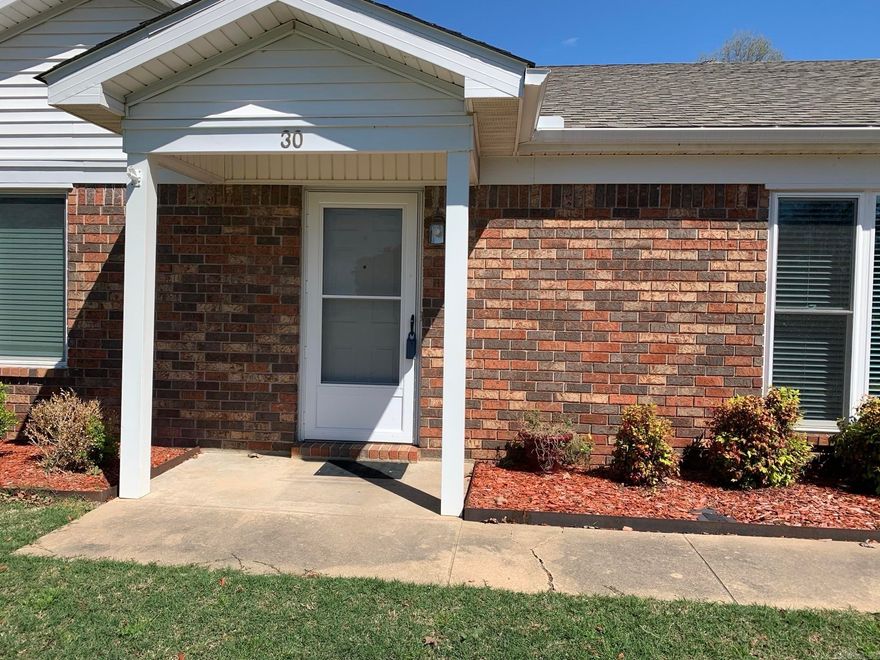 3 Bedroom and 2 bath. New flooring in living room, halls and two bedrooms. 1 bedroom has carpet. Pool right in your back yard for easy access. Seller holds a valid Arkansas Real Estate license.
