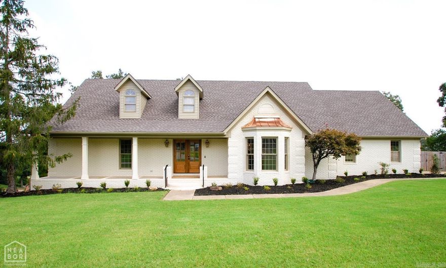 Located in Ridgepoint Country Club Subdivision this home boasts a new roof, fresh interior and exterior paint, among other enhancements. Upon entering, you'll be greeted by the vaulted ceiling in the living room and marble-encased fireplace. The adjoining room overlooks the deck and fenced backyard, making it an ideal space for a study or sitting area. The kitchen is perfectly situated between the dining room and a cozy eat-in kitchen area. The primary bedroom features a spacious walk-in closet, an updated bathroom with a soaking tub and a walk-in tile shower. The heated and cooled walk-out basement provides an equal amount of square footage as the main level. While currently unfinished, it is prepped with plumbing for a potential bathroom and a second kitchen. This versatile space is ready to be transformed into additional bedrooms, a family room, or any other space you've dreamt of, with plenty of room remaining for a workshop and storage. This property is agent-owned, and the owner is open to offering concessions, either to lower the interest rate or contribute towards closing costs. Virtual tour link: https://youtu.be/5dnrk-R7KeY?si=s4dGFotjv2kqjInJ