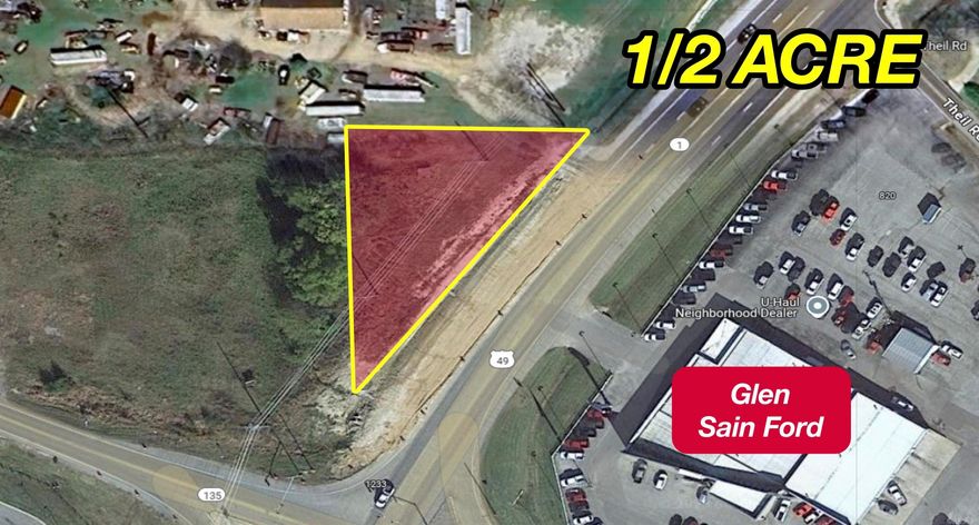 Exciting news! I'm  thrilled to bring a new development opportunity to the market in a high-growth area of Paragould, Arkansas. This half-acre lot, located across from Glen Sain Ford, offers excellent potential for growth and development. Over the last few years, this area of Paragould has just continued to grow. Don't miss this once-in-a-lifetime opportunity to own Hwy Frontage.