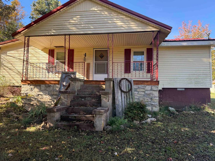 Avail Now to Rent! This old farmhouse has been remodeled with some modern updates. New kitchen and bathroom fixtures, cedar walls and carpet to name a few. This home is located in a tiny town in the Ozarks with a beautiful drive in any direction. This home is all electric and comes with a refrigerator, cook stove, microwave, washer & dryer. Two bathrooms, one with a tub/shower and other with walk-in shower. Baseboard heaters and 3 window units provided. Utilities will be the tenant's responsibility (city water/sewer & Co-op Electric). There will be an additional $39 added to the rent to cover pest control, liability insurance and credit reporting services. Each adult is required to complete an application. We do credit & criminal background checks.