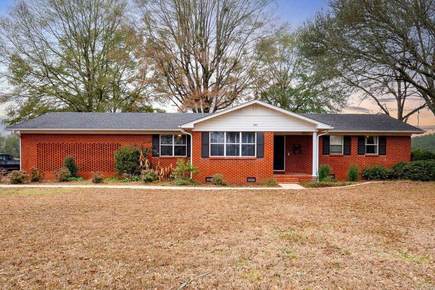 Beautifully refreshed property on 10.27 acres—perfect for horses and country living! Just minutes from Malvern, this well-maintained brick home sits on a level, mostly pasture tract ideal for livestock, hobby farming, or simply enjoying wide-open space. The home features a comfortable layout that includes a spacious great room, an eat-in kitchen, dedicated office, and a large walk-in pantry. A backup generator adds peace of mind, and the attached 2-car garage with new garage door offers additional convenience and storage. Outside, the property includes a large shop, run-in shed, and multiple fenced areas—one fully fenced for horses or small animals, with the remaining acreage partially fenced and ready for your needs. Plenty of room to expand, garden, or create the rural setup you’ve always wanted. A rare opportunity to enjoy acreage, privacy, and updated living—all in an ideal location. Recent updates include updated paint and hardware throughout, see agent remarks for full list of upgrades.
