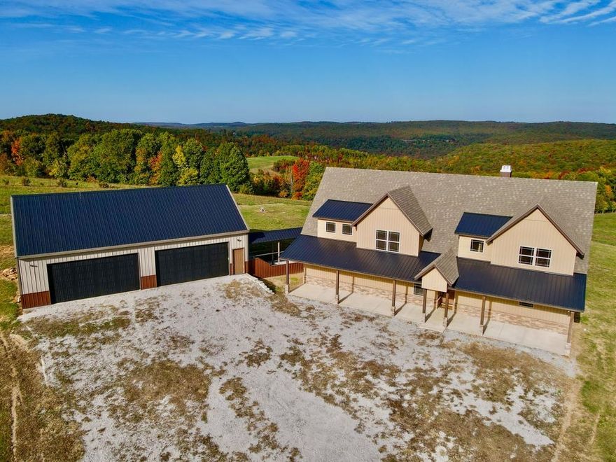 NOT IN MLS, House and 155 acres located in Madison County, AR.