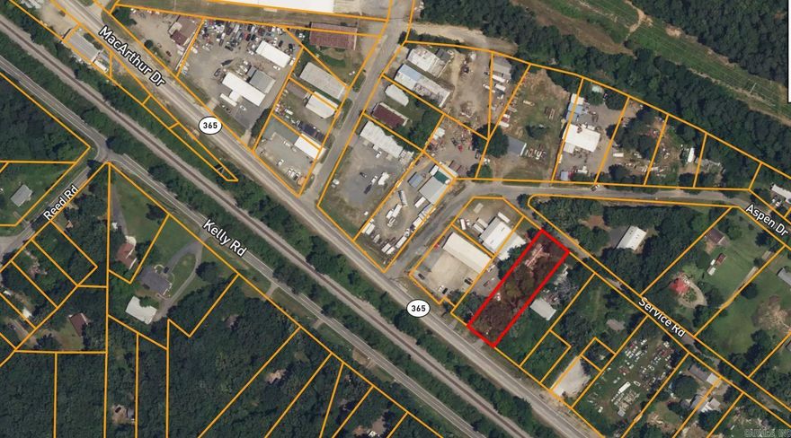 Half-acre lot in Oak Grove with access from MacArthur Drive and Service Road. An 840 Sq/Ft mobile home is on the property that could be repaired or removed by the buyer.