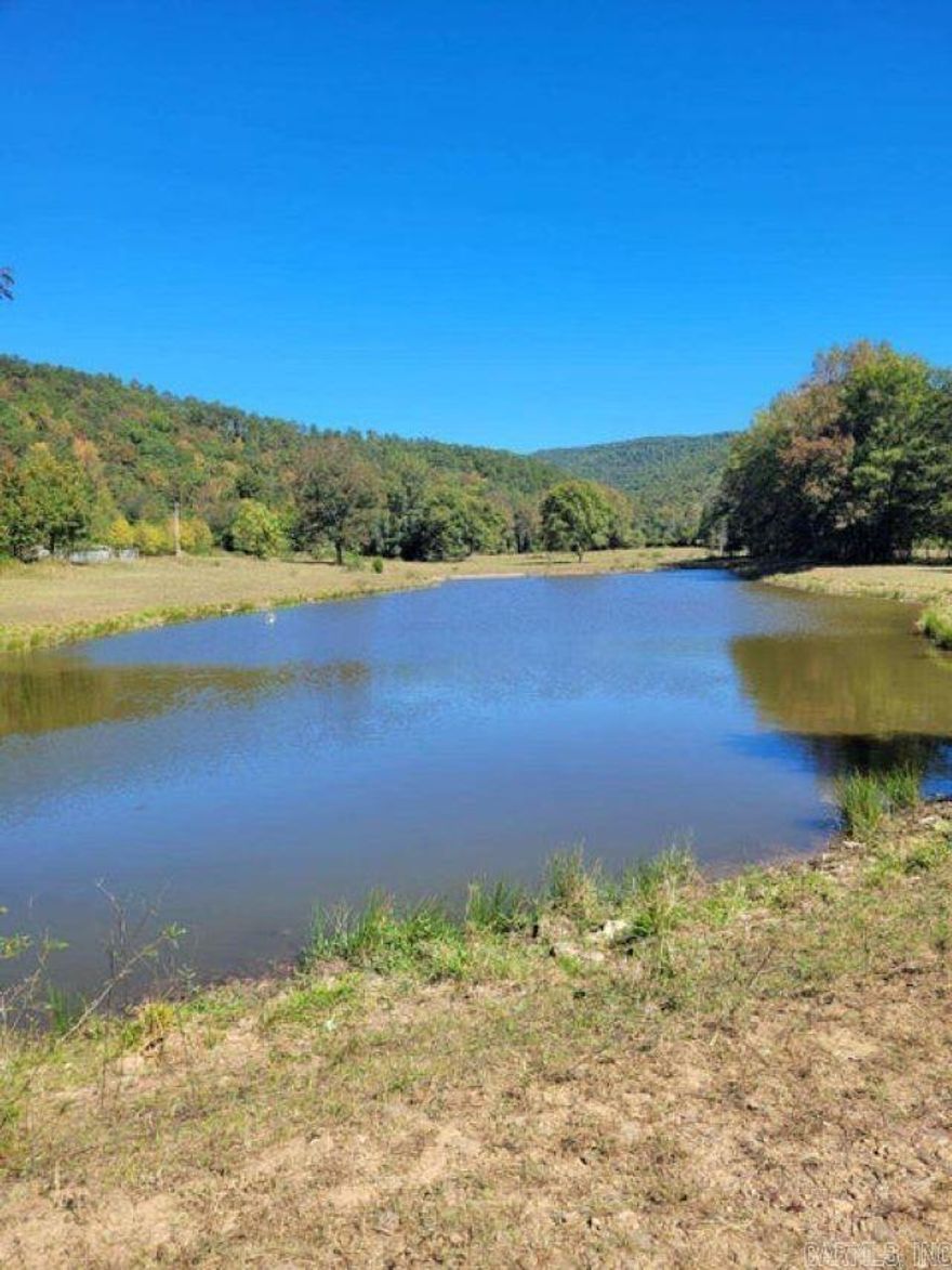 UPPER MULBERRY RIVER--meanders through this MOUNTAINOUS PARADISE. Stunning acreage offers waterfront, hay meadows, eminent pinnacles/elevation, TIMBER, the benefits of seclusion, and hosts an old home place plus a large pond. Acreage lies on both sides of the UPPER MULBERRY RIVER. At least 2 water wells exist plus some other outbuildings. House is approx. 1500 sq. feet. Could be revived & used as an incredible retreat/home for peaceful country living.  Close to the NATIONAL FOREST! Sells as is. See Private Remarks. MORE PHOTOS SOON! ***Seller may consider selling the 47+/- acres and the 40 +/-acres separately.