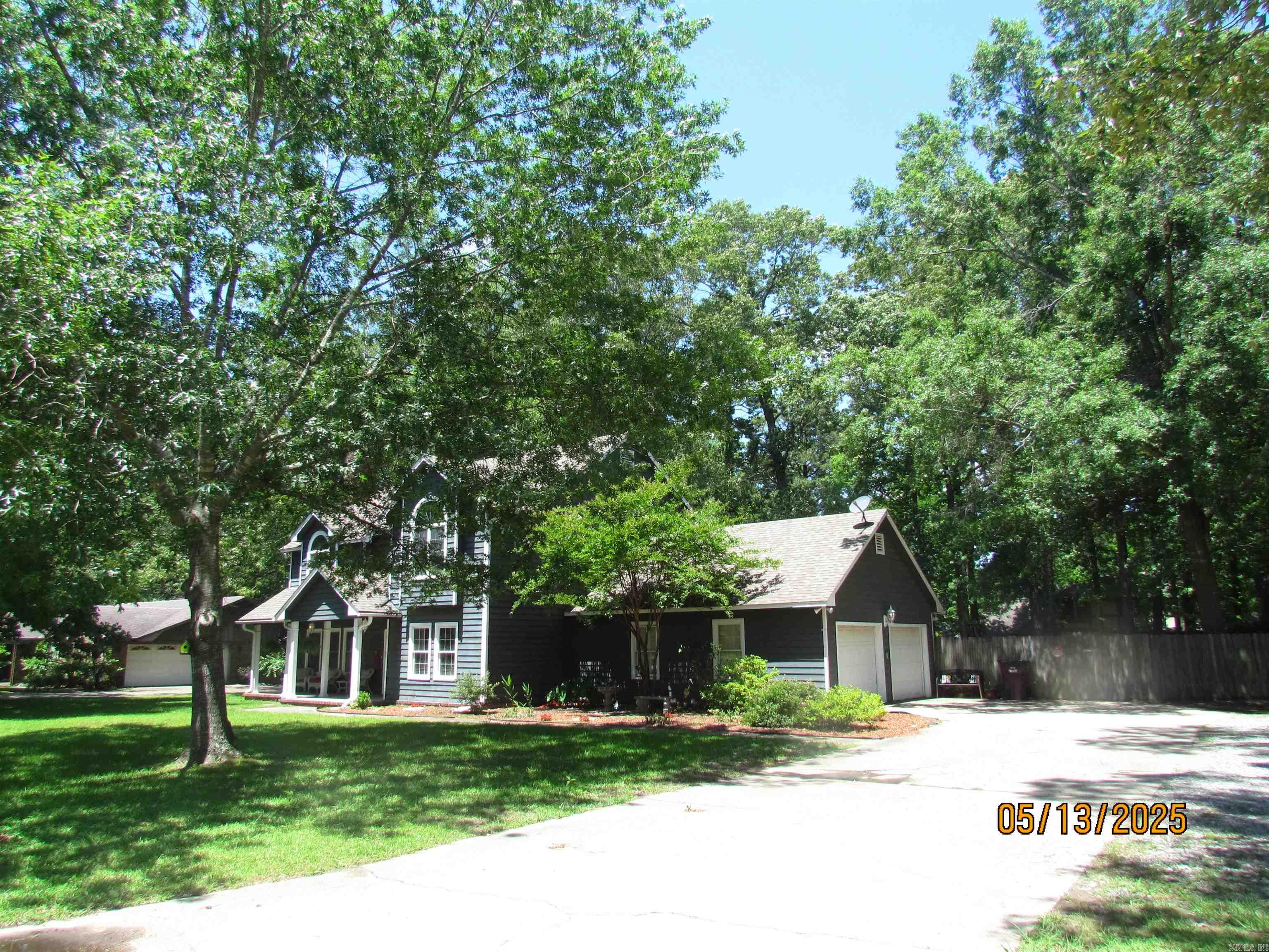 Move-in Ready beautiful two story home located near Lucas Pond and the City Park in beautiful Crossett Arkansas. This unique two story home with its beautiful windows and front porch features 2,840 sq ft living space with two living areas, formal dining, kitchen with granite countertops, dishwasher, stove open to the cozy den area with a beautiful view of the pool and large backyard. The formal living room and formal dining room is perfect for entertaining and features a charming gas fireplace. This home features four bedrooms, with one conveniently located on the first floor with a full bathroom access and use for the downstairs. The other 3 bedrooms are located upstairs with the master bedroom suite featuring a luxurious large garden tub perfect for relaxing soaks, a walk-in shower, large dressing area and large walk-in closet. All bedrooms are large with large closets. There is also a hall bath with shower over bathtub ups. Large backyard features pool(needs new liner,seller will pay for at closing with acceptable offer) new pump 2024, a Gazebo with lights, new top. Roof is appx 10 yrs old. Hot water tank is (electric) 1 yr old. Hot water tank ups (gas) appx 4 yrs old.