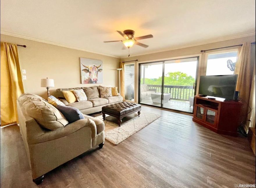 Newly remodeled 2BR/2BA condo on Lake Hamilton. All furniture, furnishings and contents convey to the new buyer.  The condo has a fireplace and an expansive balcony overlooking the lake.  The condo also has a strong track record as a short term rental with very good reviews on Airbnb! Local management in place.  Located in the gated community of South Shore with amenities that include a swimming pool, hot tub and tennis court(s).