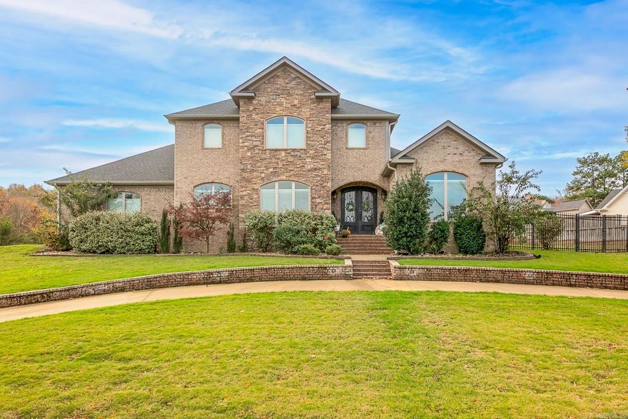 Welcome to your dream home, where luxury meets tranquility! Super close to Cabot and right by the back entrance of the Air Force Base. This stunning 3,247 square foot residence offers an exquisite blend of functionality and elegance, nestled within a gated community that promises both security and serenity. Step inside to discover a thoughtfully designed 4-bedroom, 3-bathroom haven, complete with a spacious kitchen that boasts granite countertops, a huge island, and ample cabinetry for all your culinary needs.Relax and unwind in the inviting hot tub, which conveys with the home, or enjoy the warmth of the brick fireplace on the back porch. This home has new floors. The practicality of a sink in the laundry room and generous attic storage meets the luxury of a lifestyle surrounded by nature and community amenities. Outdoors, residents have exclusive access to a pristine lake perfect for fishing, boating, and kayaking. Explore 300 acres of side-by-side trails or enjoy the beautifully maintained pond the developers lets residents use.